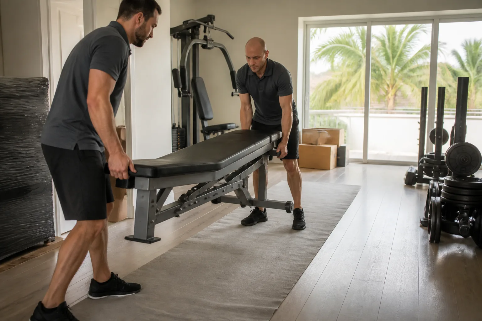 Moving a Home Gym Without Wrecking the Floors