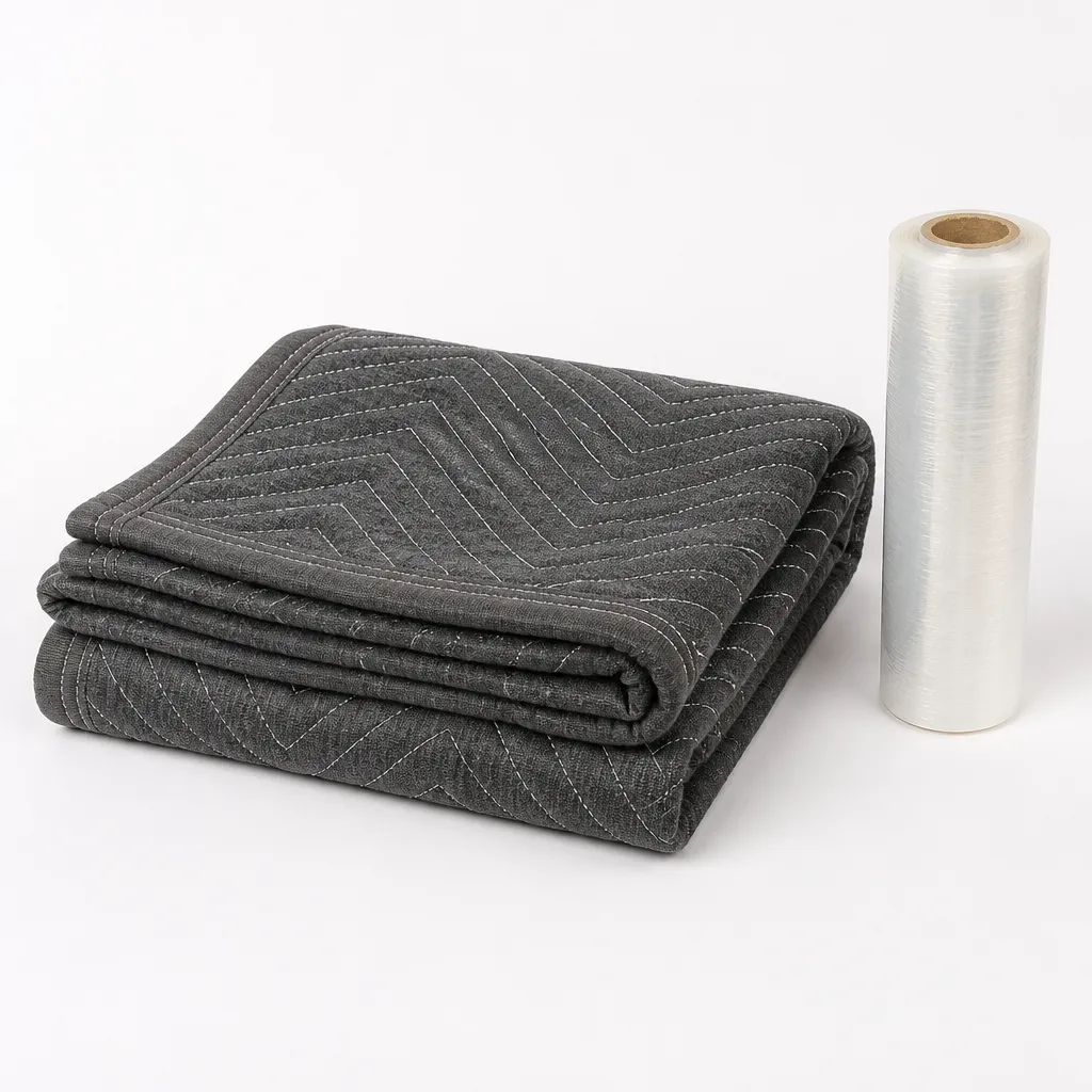 Moving Blankets and Shrink Wrap we install